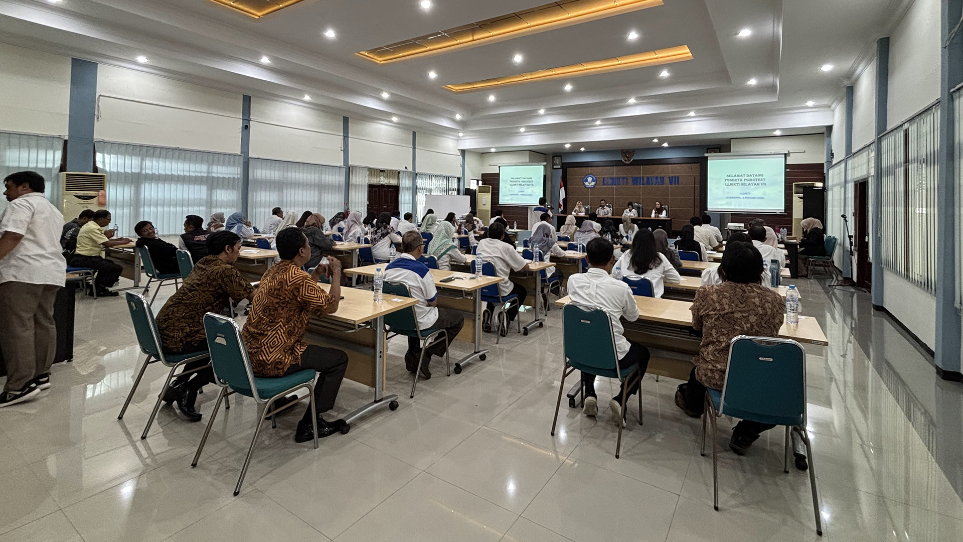 Pengerjaan Kegiatan Psikotes LLDIKTI VII